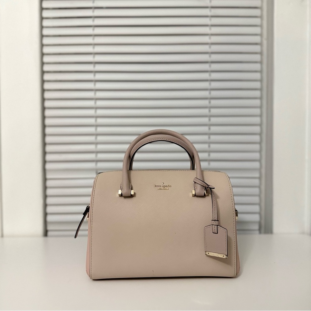 Kate Spade Cream/Light Pink Satchel